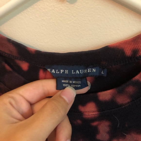 ralph lauren cropped polo t-shirt - Picture 2 of 2